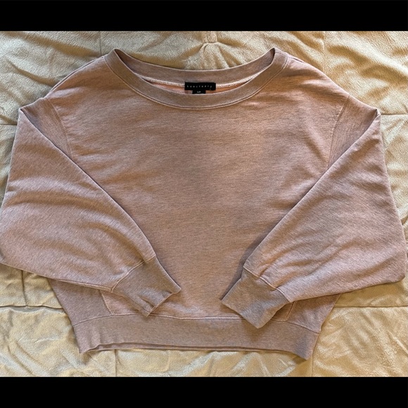 SANCTUARY COTTON RIBBED SWEATSHIRT - Picture 14 of 14